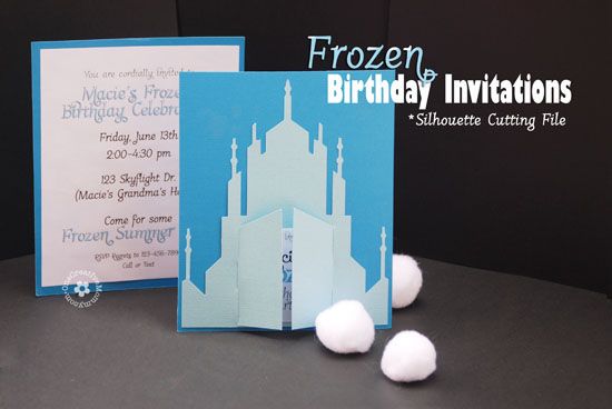 Frozen Birthday Invitations – 2 Designs! Free Silhouette download Wallpaper
