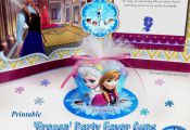 Frozen Birthday Party, Frozen Cupcake Wrappers Printable Favor Holders, Frozen C...