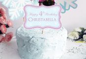 Frozen Cake Topper for Frozen Birthday Party. by Popobell on Etsy