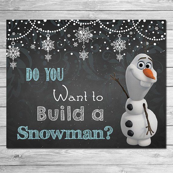 Frozen Do You Want to Build A Snowman Sign Chalkboard Olaf // Frozen Printable W… Wallpaper