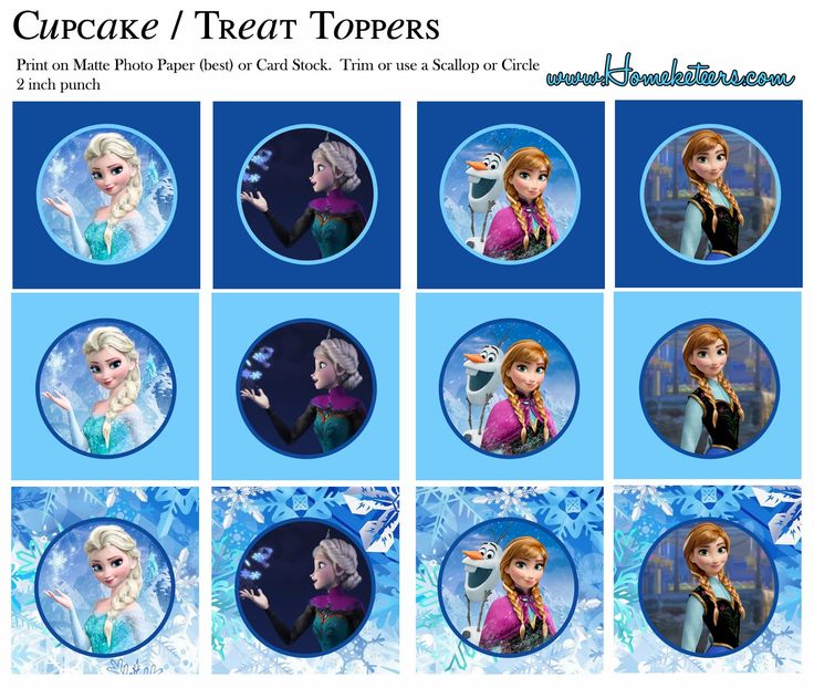 Frozen: Free Printable Toppers. | Oh My Fiesta! in english Wallpaper