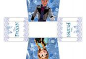Frozen: Free printable Boxes.