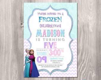 Frozen Invitation, Frozen Birthday Invitation, Frozen printable Invitation, Froz… Wallpaper
