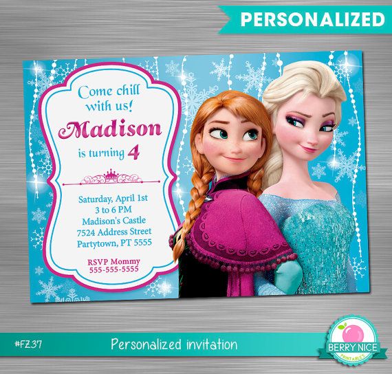 Frozen Invitation Print Yourself, Frozen Birthday, Frozen Party, Frozen Printabl… Wallpaper