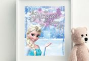Frozen Printable Frozen Wall Art Frozen Wall by TakachanDesigns