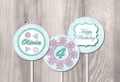 Frozen Printable Party Circles  Frozen DIY by StyleswithCharm