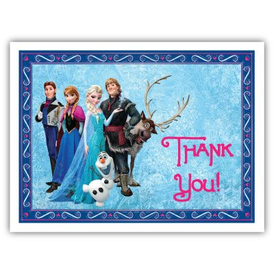 Frozen Thank You Cards Free Wallpaper