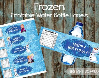 Frozen Water Bottle Labels, Frozen Printable Water Labels, Frozen Party Favors, … Wallpaper