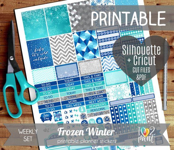 Frozen Weekly Printable Planner Stickers, Frozen Printable Planner, Erin Condren… Wallpaper