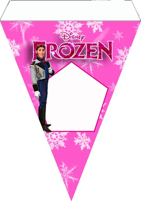 Frozen in Pink:Free Printable Bunting.