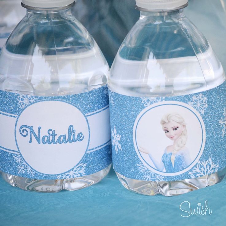 Frozen+Water+Bottle+Labels+Free+Printable+Party Wallpaper