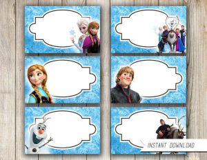 free frozen printable alphabet | BubaKids.com