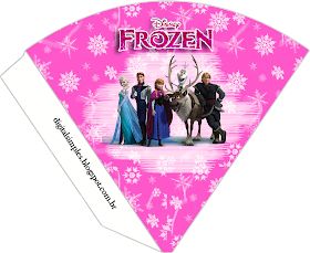 Kit de Aniversário “Frozen-Disney” Pink para Imprimir – Convites Digitais Simpl… Wallpaper
