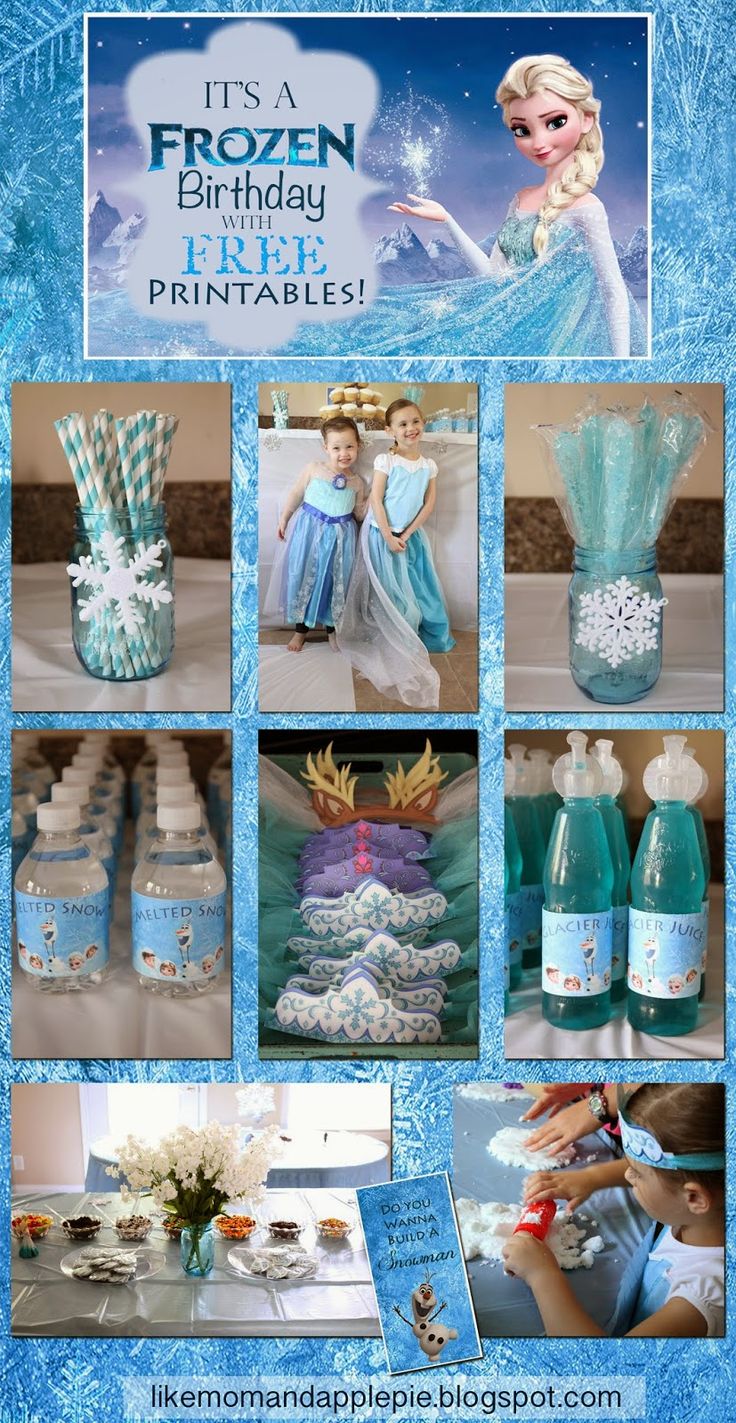 Like Mom And Apple Pie: Frozen Birthday Party and FREE Printables! Wallpaper