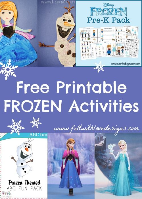 Links With Love: Free Printable Frozen Crafts and Activities (Felt With Love Des… Wallpaper