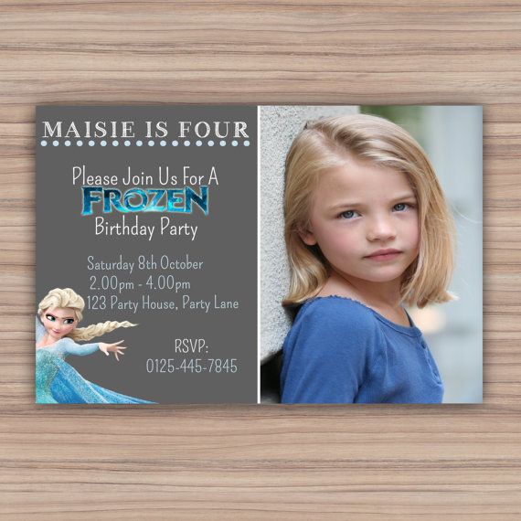 Personalised Frozen Birthday Invitation  Frozen by CeMariePrints, £6.00 Wallpaper