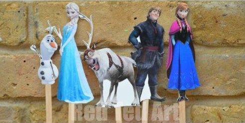 Popsicle Stick Puppets Frozen Printables | AllFreeKidsCrafts… Wallpaper