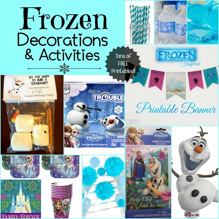 The BEST Frozen themed decorations, printables and activities! Wallpaper