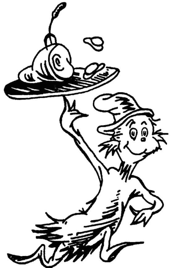 beautiful dr seuss coloring page free Wallpaper