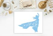frozen printable Queen Elsa printable Disney by Designsbybiancab