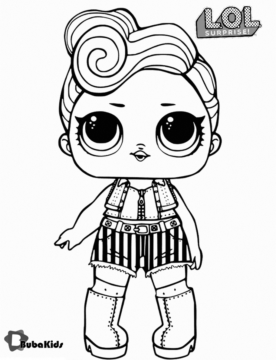 LOL Surprise Dolls coloring pages so that you could print them.