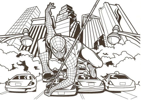 Amazing Spiderman Coloring Pages Wallpaper