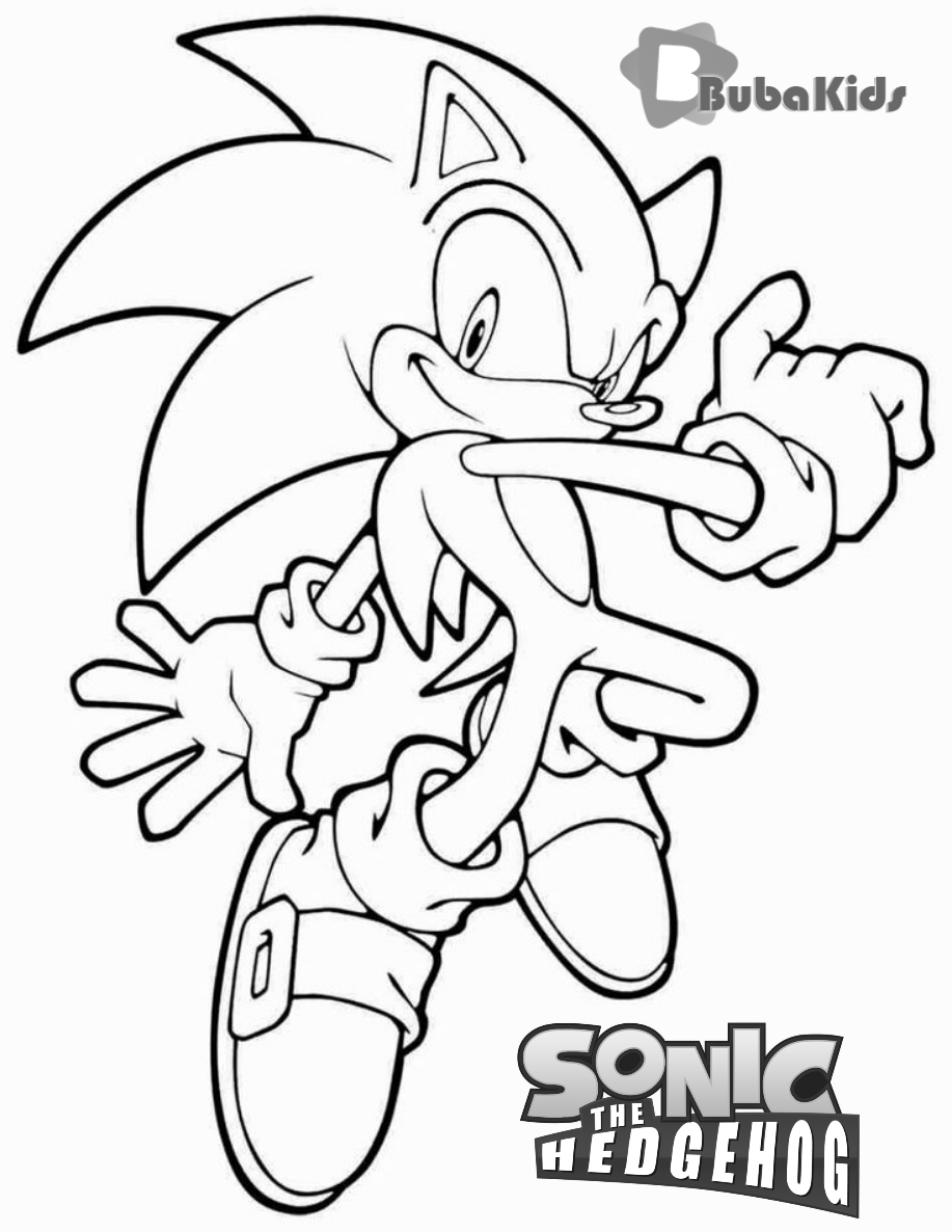 Easy Sonic Coloring Pages Ideas Printable Wallpaper