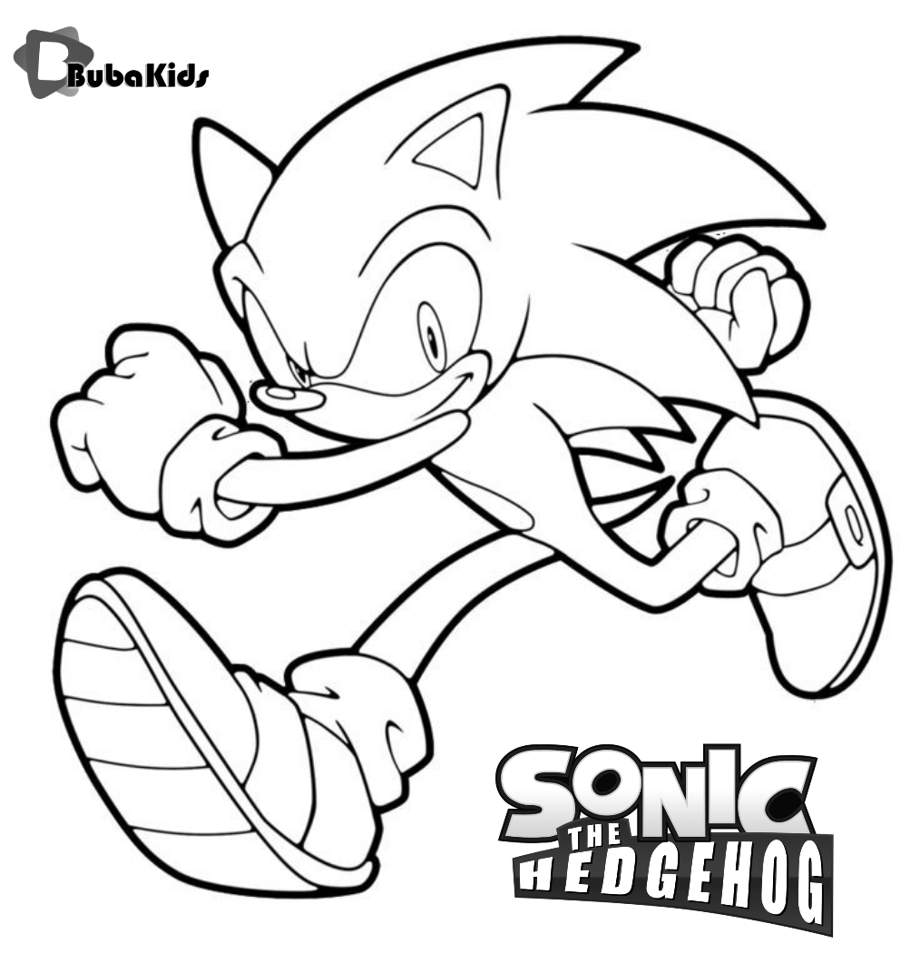 Free Printable Sonic The Hedgehog Coloring Pages For Kids Wallpaper