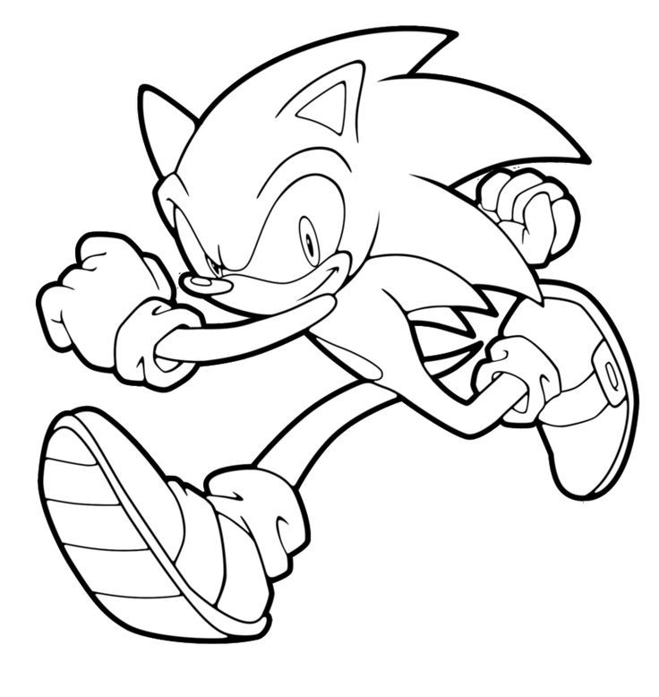 Free Printable Sonic The Hedgehog Coloring Pages For Kids Wallpaper