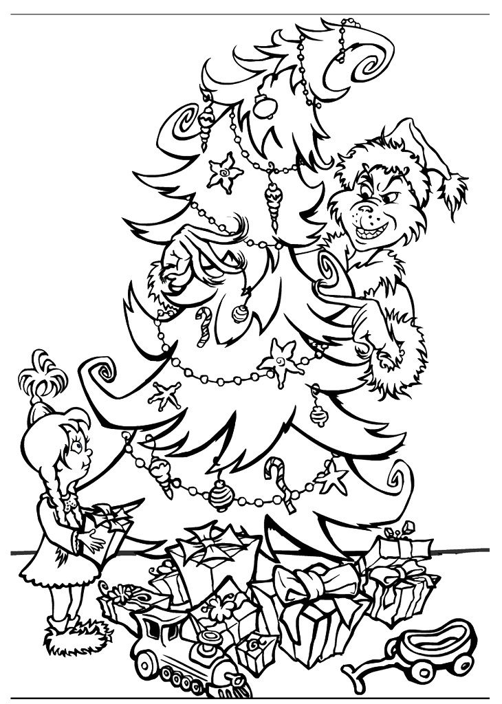 Grinch Christmas Coloring Pages Printable.  Free Printable Grinch Coloring Pages on bubakids.com Wallpaper