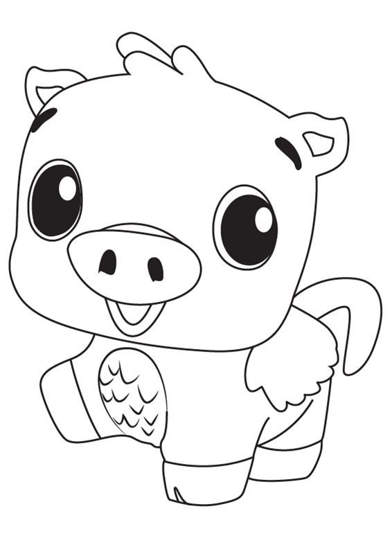 Hatchimals Coloring Pages Pig Wallpaper
