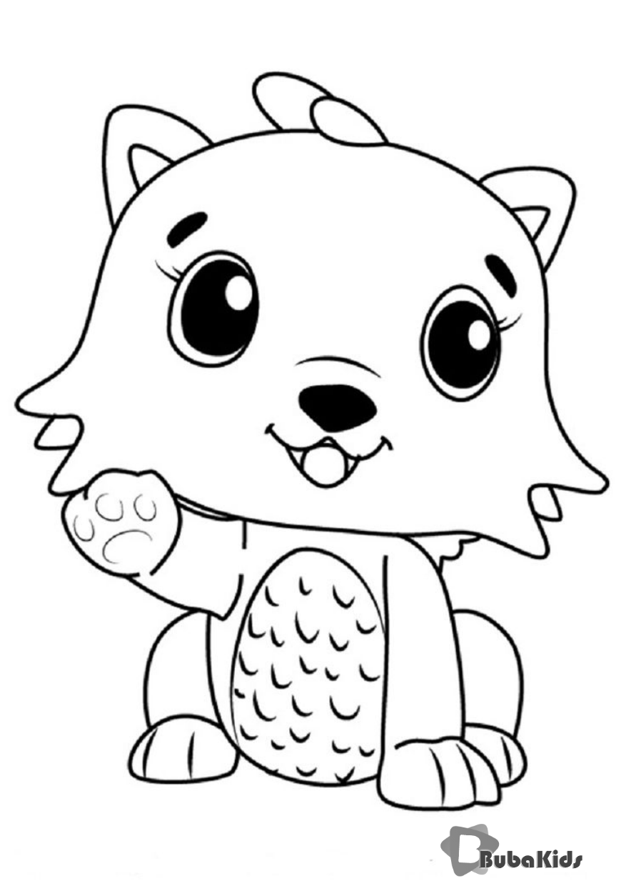 Hatchimals Kittycan Coloring Pages Wallpaper