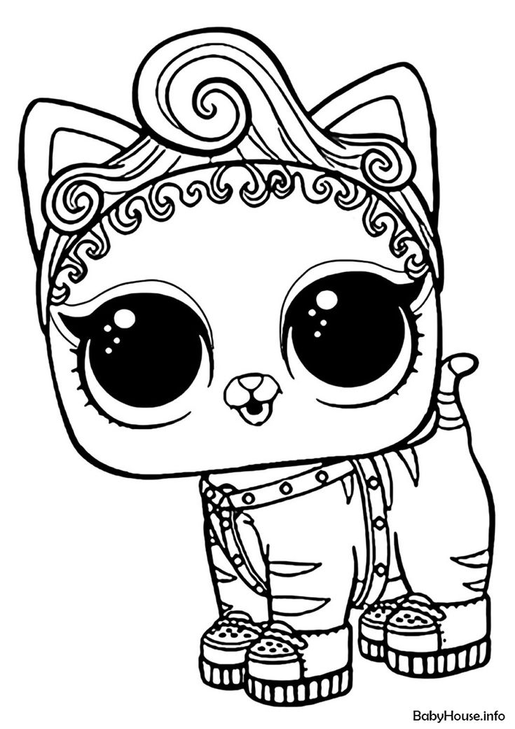L.O.L Purr Baby – high-quality free coloring from the category: L.O.L Pets. Wallpaper