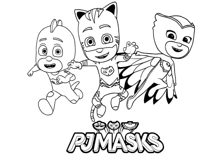 Pj masks for children – Beautiful PJ Masks coloring page to print and color. Wallpaper