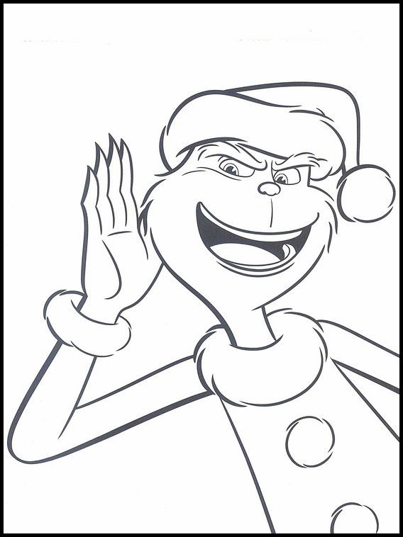 The Grinch  Printable coloring pages for kids Wallpaper