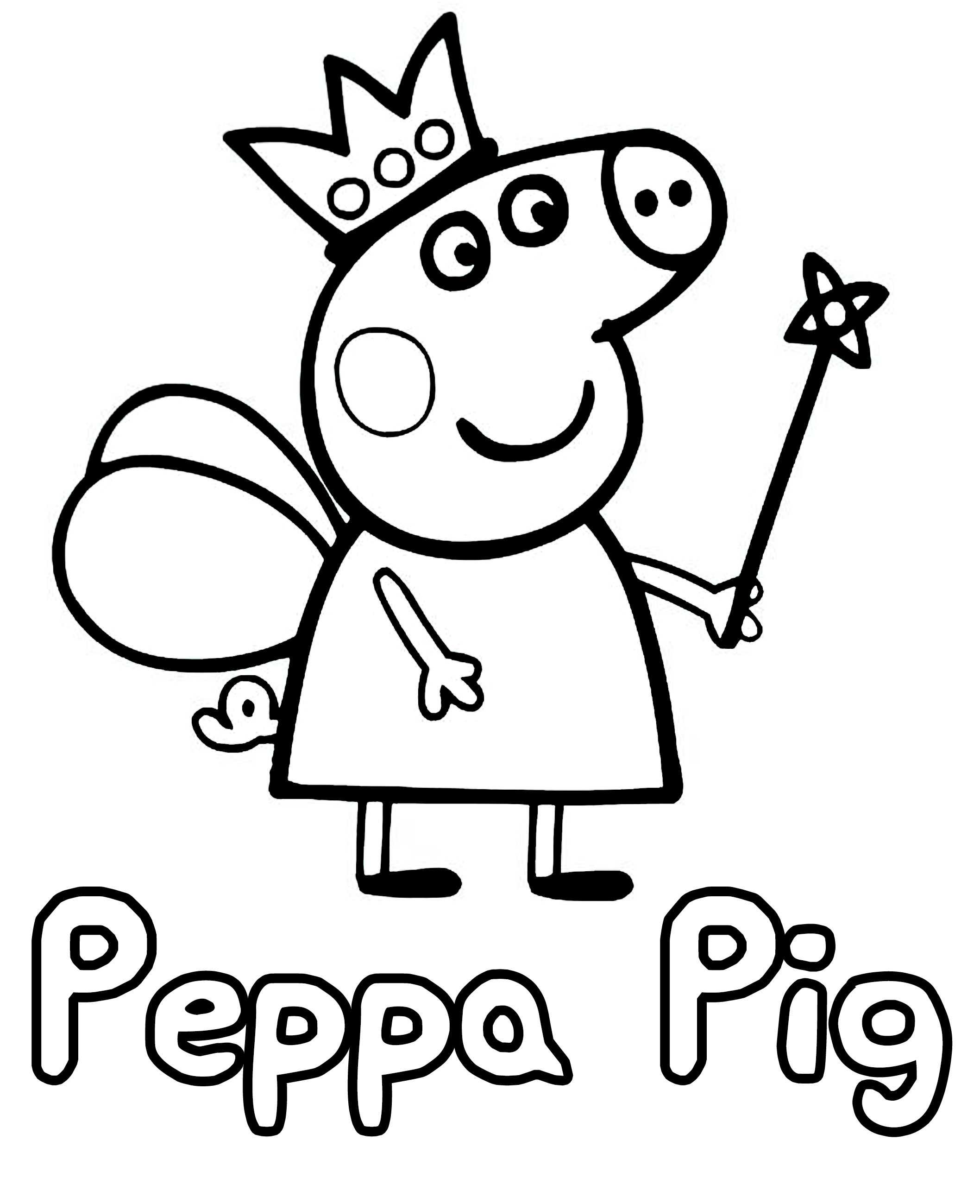 peppa pig coloring bubakids creative bubakidscom