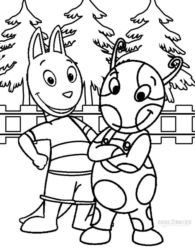 Printable Backyardigans Coloring Pages For Kids on bubakids.com Wallpaper