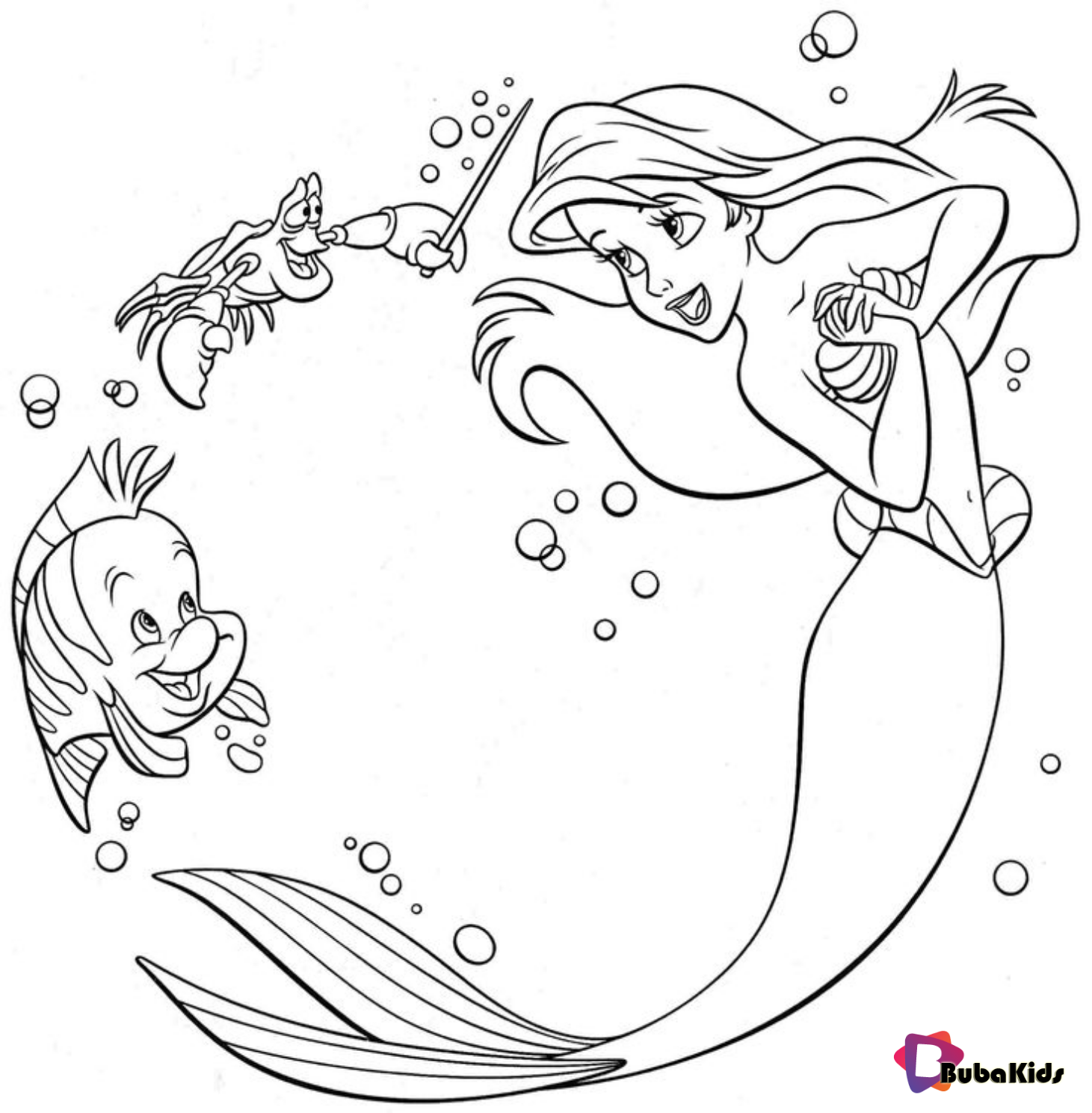 Ariel Little Mermaid Coloring Pages | disney princess little mermaid ariel Wallpaper