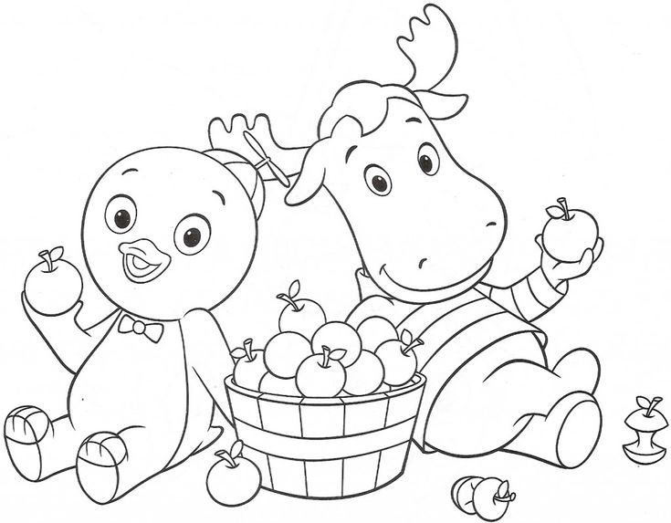Backyardigans Coloring Pages For Kids Wallpaper