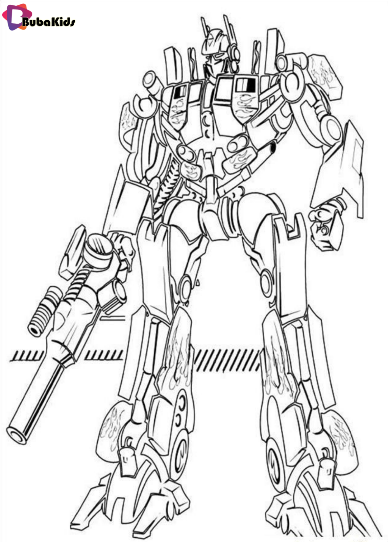 Easy Transformers Printable Coloring Pages | free printable coloring page Transformer on bubakids.com Wallpaper