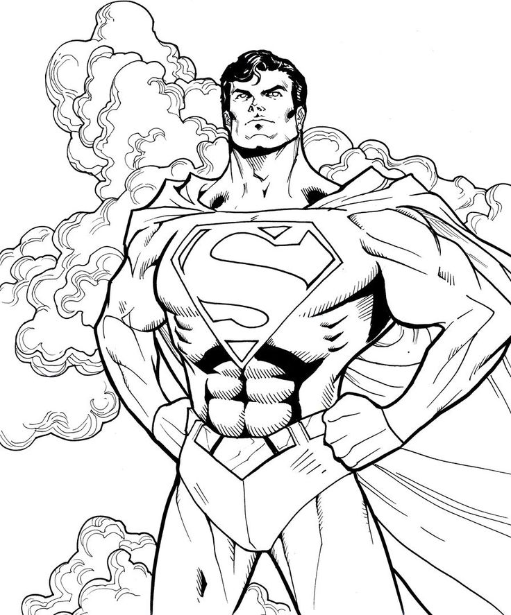 Printable Superman Coloring Pages Idea on bubakids.com Wallpaper