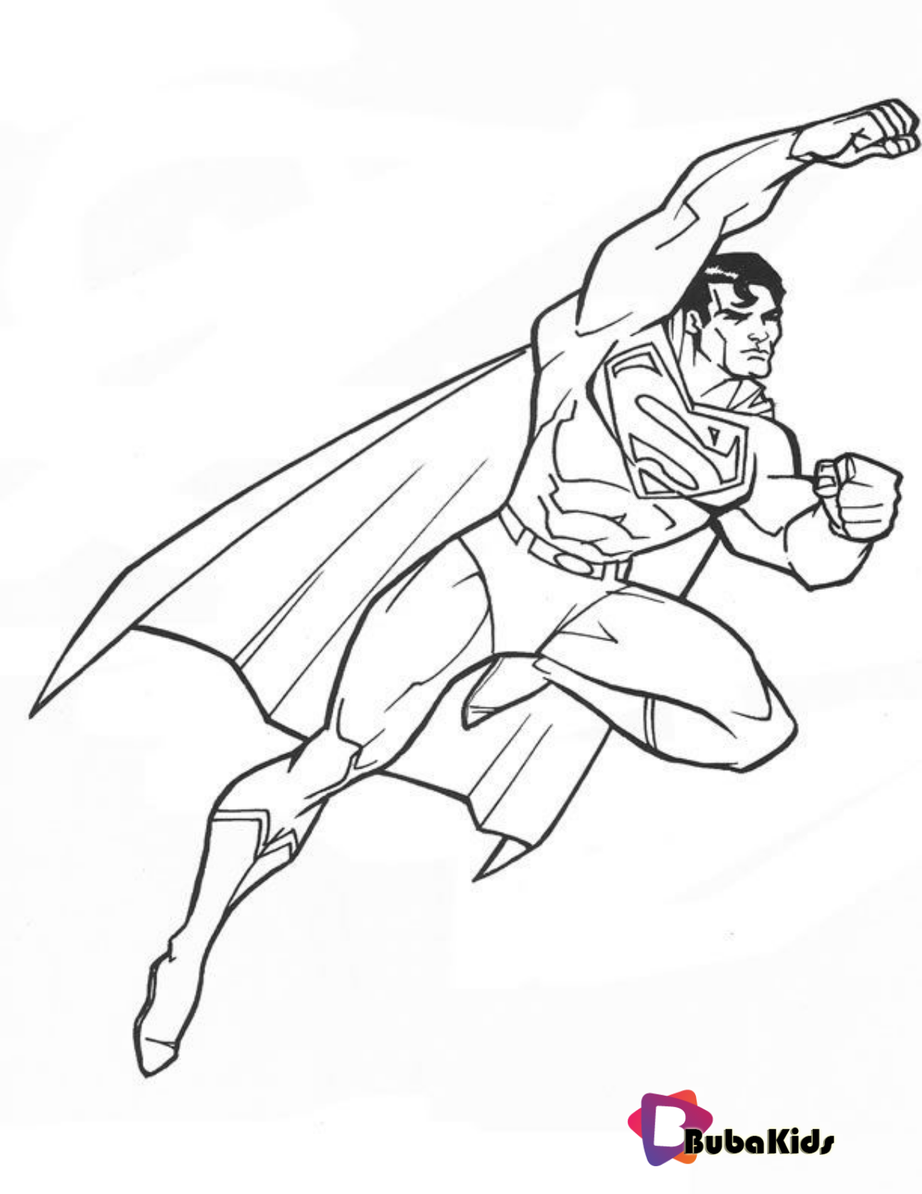 Superman printable Coloring Book Pages Wallpaper