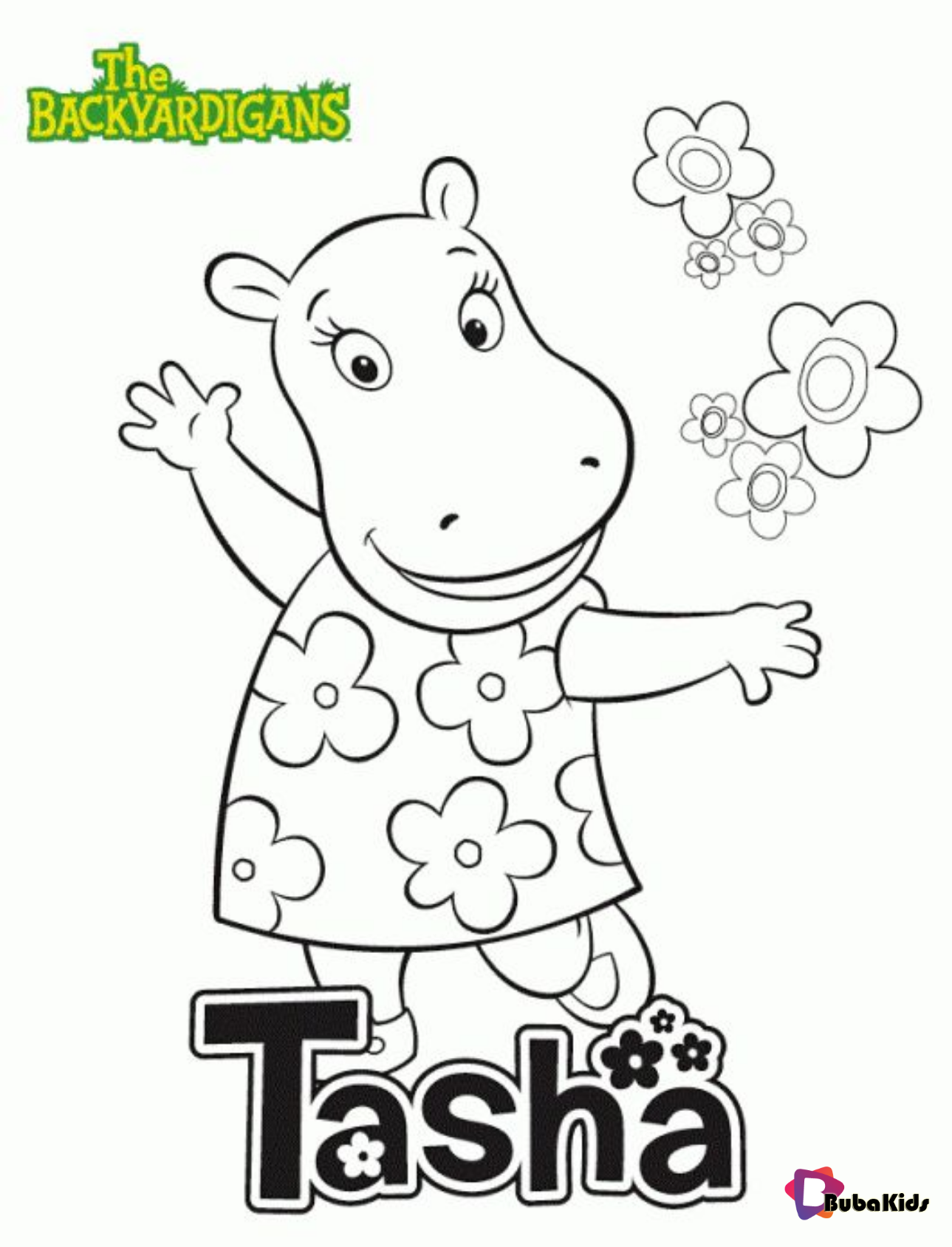 Tasha From The Backyardigans Coloring Pages Wallpaper