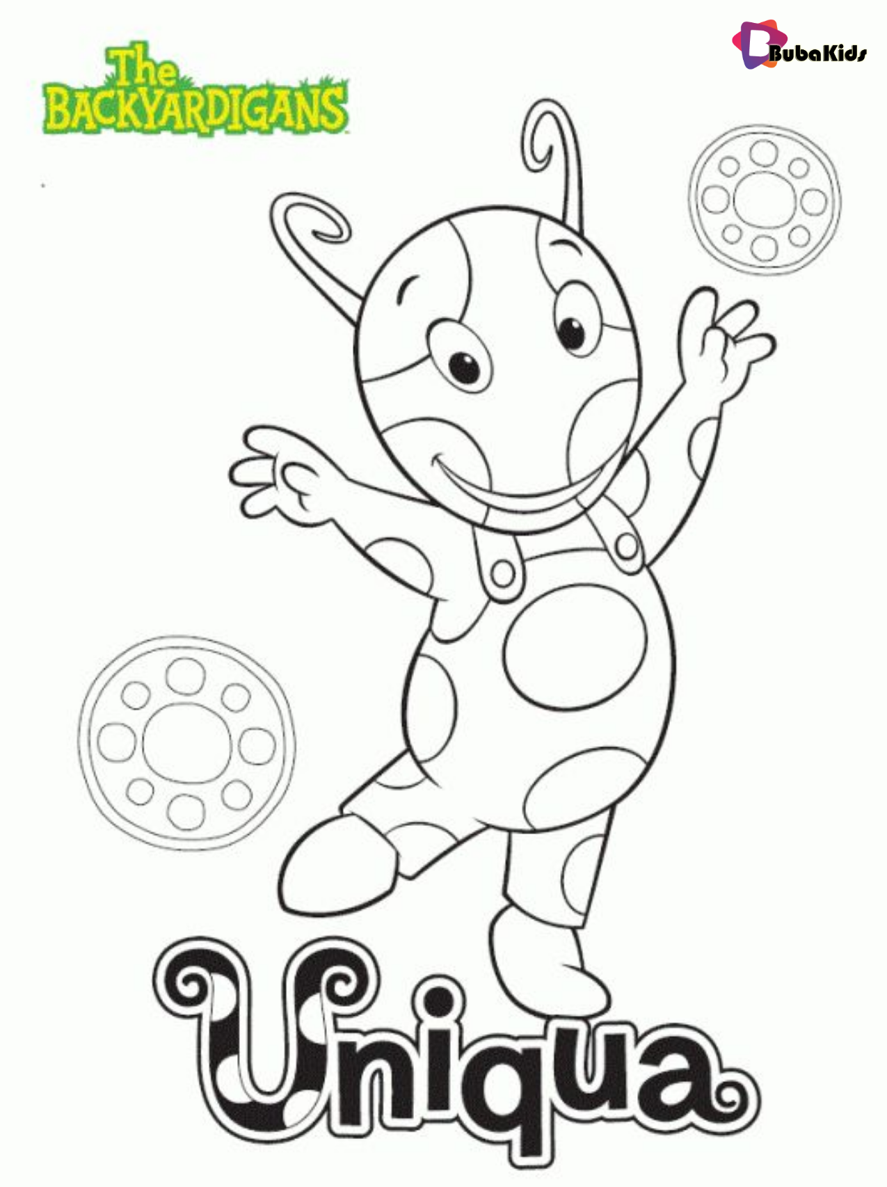 Uniqua From The Backyardigans Printable Coloring Pages – bubakids.com Wallpaper