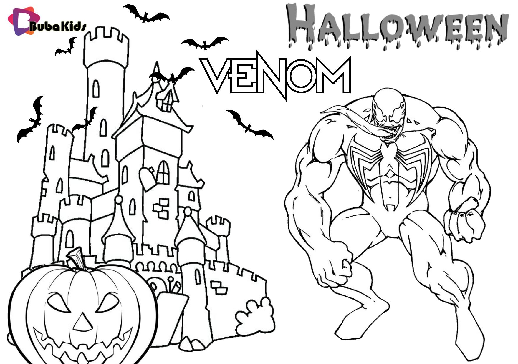 Halloween Party 2019 costume ideas venom costume printable coloring page Wallpaper