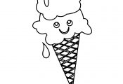 Ice Cream Coloring Pages