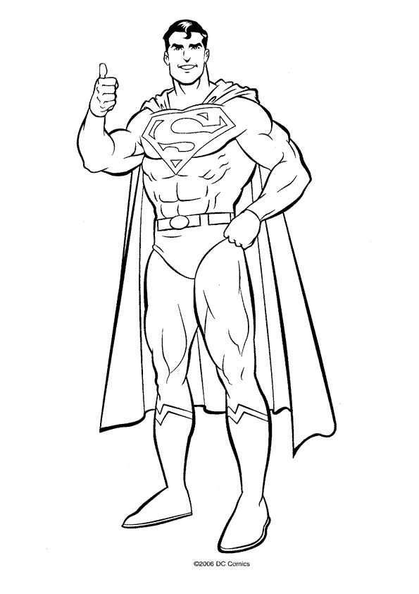 Superman coloring pages | Superman Printable Coloring Pages Wallpaper