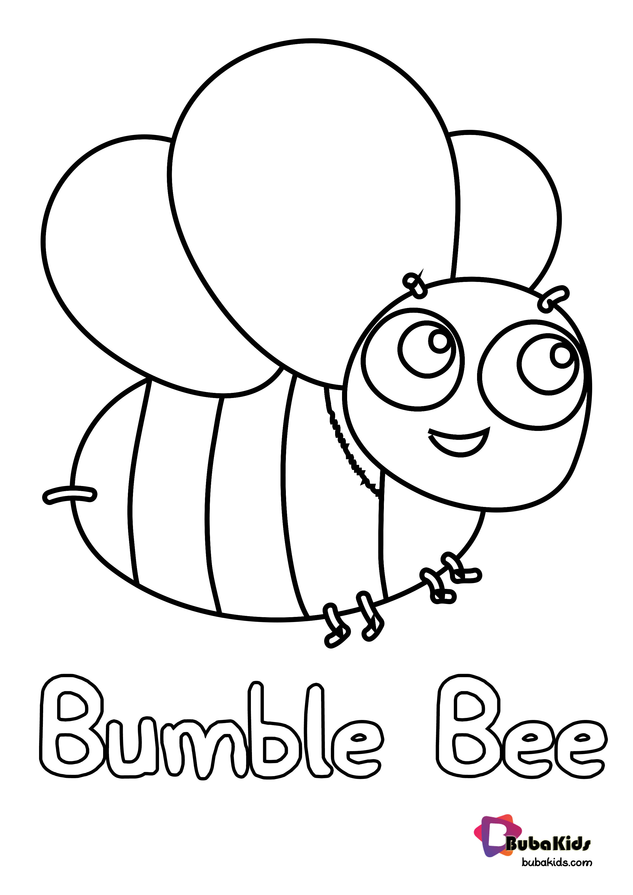 Bumble Bee Coloring Page Bubakids Wallpaper