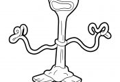 Forky Toy Story 4 Coloring Page