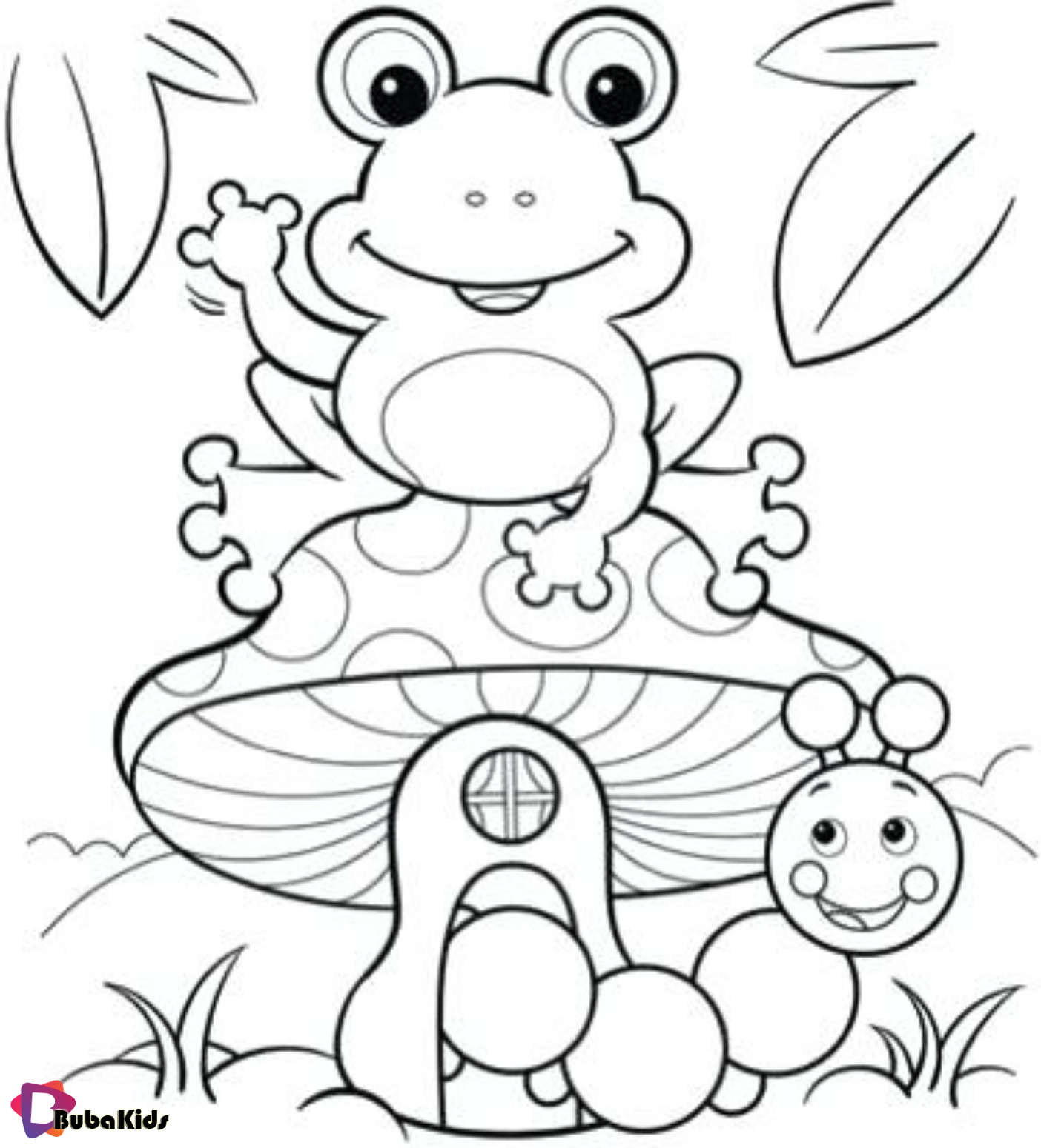Free Printable Frog Coloring Pages Wallpaper